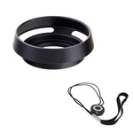 40.5MM Tilted Vented Metal Hood Sun Shade+lens Cap Holder-canon Nikon Sony. Fixed Price $11.88.