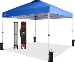 Crown Shades 10X10 Pop Canopy - Beach Tent With One Push Setup Easy Outdoor. Fixed Price $214.85.