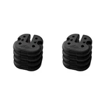 Caravan Canopy Rubber 6 Pound Cement Weight Plate, Set Of 4 (2 Pack). Fixed Price $124.99.