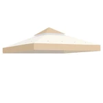 Yescom 8X8FT 2-TIER Gazebo Top Replacement Outdoor Patio Canopy Cover Sand+ivory. Fixed Price $59.90.