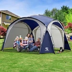 Large Beach Canopy Tent Upf 50+ 12X12 Ft Waterproof & Rainproof Dome Sun Shel.... Fixed Price $194.33.
