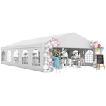 20' X 32' Carport Garage Party Event Tent Heavy Duty Large Patio White. Fixed Price $959.99.