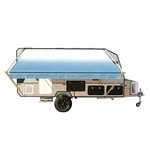 Aleko Retractable Rv Awning 16X8 Ft Patio Camping Vinyl Waterproof Canopy Blue. Fixed Price $339.12.
