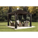 Shelterlogic Sojag Dakota Gazebo - X 10FT., Aluminum Frame, Galvanized. Fixed Price $1099.99.