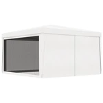 Vidaxl Party Tent With 4 Mesh Sidewalls 13.1'X13.1' White. Fixed Price $131.34.