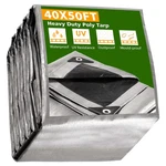 Apluschoice 40X50FT 10-MIL Plastic Tarp Waterproof Heavy Duty Shade Canopy Pool. Fixed Price $279.90.