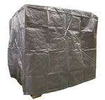 4 Ft. X 5 Heavy Duty Silver Waterproof Poly Pallet Cover - 12 Mil. Fixed Price $43.00.