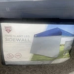 Tent Only Fits 10X10 Slant Leg Frame Black Water Resistant. Fixed Price $12.99.