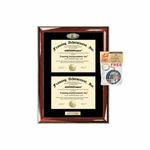 Double Diploma Frame Ucla University Of California Los Angeles Dual Degree.... Fixed Price $199.97.