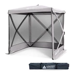 4-SIDED Tent Pop Up Canopy Square Camping GAZEBO(4-6 Persons), Grey. Fixed Price $169.99.
