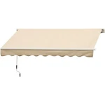 10'X8' Outdoor Retractable Awning Patio Sun Shade Shelter For Window Deck Porch. Fixed Price $178.99.