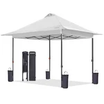 Fundango 10X10 Pop Up Canopy, Beach Tent, Quick Open Frame, 9T2406 - White. Fixed Price $176.04.