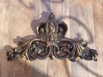 Crown Wall Topper Pediment, Over Door Decor. Handmade Royal King Queen New. Fixed Price $110.00.
