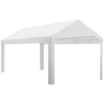 Outsunny 10 X 20FT Carport Canopy Replacement, Uv Resistant, White. Fixed Price $64.99.