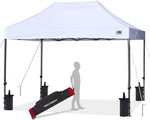 Patio Pop Up Tent 10X15 Commercial Series White Abccanopy Camping Outdoor. Fixed Price $439.99.