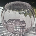 3 Pack Clear Pink Glass Globe Replacements Hurricane Lamp Shade Beautiful!. Fixed Price $45.00.