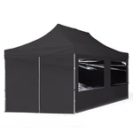 Toolport Pop Up Canopy 10X20 Ft Portable Black 4 Sidewalls Aluminum Clearance. Fixed Price $598.00.