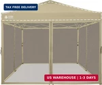 Crown Shades Gazebo Mosquito Net Only For 10 X Pop Up Canopy - Patio. Fixed Price $126.86.