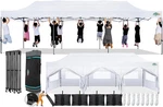 10X30 Heavy Duty Pop Up Canopy With 8 Sidewalls For Outdoor Events. Fixed Price $735.99.