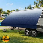 Luvioro Rv Awning Fabric Replacement 17' Ocean Blue Fade Vinyl Camper. Fixed Price $164.99.