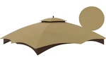 10 X 12 Ft Beige Replacement Canopy Top Cover For Lowes Allen Roth Gazebo Tent. Fixed Price $84.99.