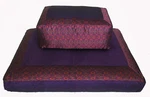 Meditation Cushion Set Rectangular Zafu & Zabuton Floor Mat Global Ikat - Purple. Fixed Price $349.00.