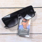 Topfoxx Raya Coleman Sunglasses Oversized Square Black Frames Fashion Shades. Fixed Price $29.00.