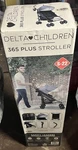 Delta Children 365 Plus Stroller Black Single Basket Canopy Folding. Fixed Price $58.00.