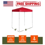 Us Ozark Trail 4' X 6' Instant Straight Leg Popup Canopy Outdoor Shelter Red 15%. Fixed Price $54.77.