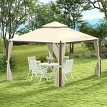 Gazebo Double-tier 10FT 12FT Shelter Shade Awning Canopy Patio Curtain Outdoor. Fixed Price $188.99.