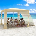 Moko Beach Canopy With Side Wall Upf 50+ Protection Easy Setup 8' Large. Fixed Price $248.46.