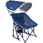 Gci Outdoor Pod Rocker Rocking Chair With Sunshade Canopy Royal Blue. Fixed Price $122.79.