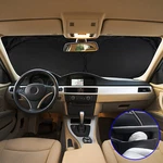 Outer & Inner Sun Shade Car Windshield Foldable Visor Cover Uv Block Heat Shiled. Fixed Price $10.35.