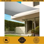 Coolaroo 17.75X17.75 Ft Stone Square Shade Sail Kit Premium. Fixed Price $339.99.
