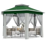 13X13FT Pop Up Gazebo Canopy Tent Outdoor Backyard Adjustable Height. Fixed Price $135.85.