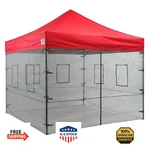 Impact Canopy Walls For 10' X Tent Food Service Mesh Sidewall Kit 4 B. Fixed Price $175.10.