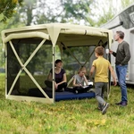 Outsunny 11FT Pop Up Gazebo Screen Tent With Removable Roof. Fixed Price $159.99.