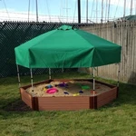 Frame It All Hexagonal 7X8 Sandbox Canopy-new. Fixed Price $85.00.