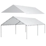 10 X 20 Ft Carport Canopy Cover Garage Top Tent Shelter Tarp With Free 48 Bal.... Fixed Price $59.75.