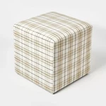 Threshold Designed W/studio Mcgee Linen Cube Square Modern Bedroom Cream/brown. Fixed Price $68.99.