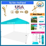10X10 Pop Canopy With Upf 50+ Shade Tent Waterside Portable Gazebo. Fixed Price $331.49.