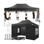 Cobizi 10X15 Pop Up Canopy Tent With 4 Sidewalls Waterproof Heav.... Fixed Price $247.13.