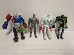 Real Steel Jakks Works 5" Action Figure Lot Of 4 Light Up Aton Zeus Metro Ambush. Fixed Price $199.99.