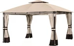 Light Beige Replacement Cover For Sunjoy Crestfield 11X13 Gazebo Models. Fixed Price $166.99.