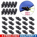 10/20PC Awning Clamp Set Tarp Clips Snap Hangers Survival Emergency Camping Tent. Fixed Price $7.82.