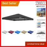 10X10FT Black Canopy Top - Uv & Waterproof With Adjustable Straps. Fixed Price $85.90.