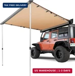 Vevor Vehicle Awning 4.6'X6.6' Roof Rack Pull-out Sun Shade UV50+ PU3000MM, Retr. Fixed Price $175.84.