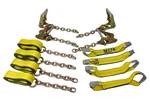Roll Back Tie Down System Chain Ends 8 Point Kit For Hauler Carr.... Fixed Price $147.98.