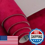 Yokkip Red Suede Fabric - 96" 60" W Auto Liners, Tube. Fixed Price $76.42.