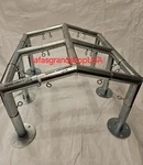 6 Leg Canopy Low Peak 10X20 Fittings Set 1-5/8'' Carport Frame Shed Tent 102 Deg. Fixed Price $149.00.